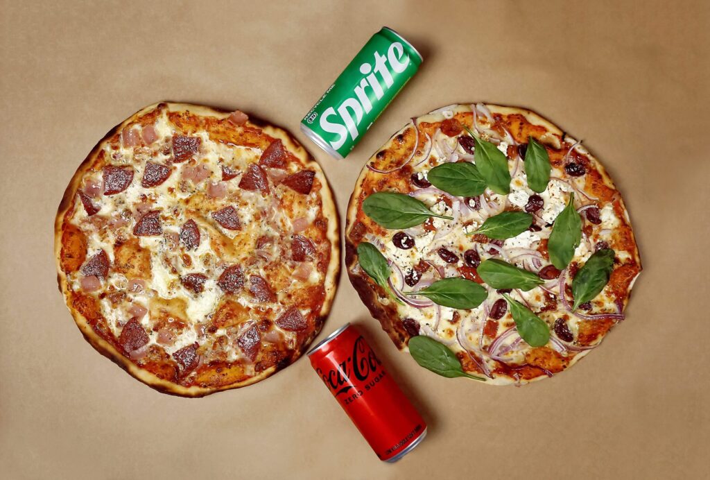 Two Pizza and a Drink